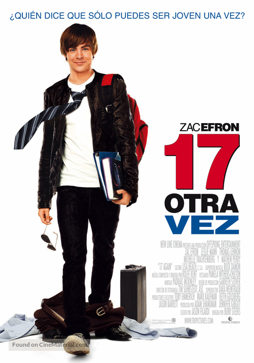 17 Again - Spanish Movie Poster