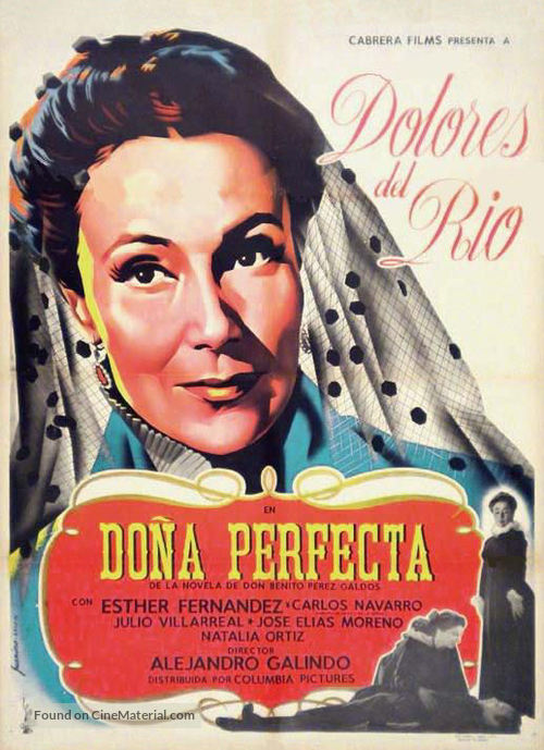 Do&ntilde;a Perfecta - Mexican Movie Poster