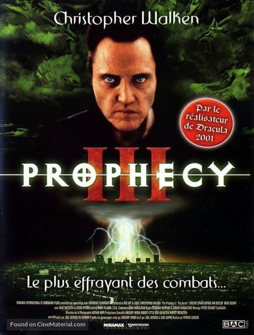The Prophecy 3: The Ascent - French DVD movie cover