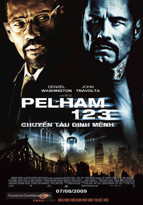 The Taking of Pelham 1 2 3 - Vietnamese Movie Poster
