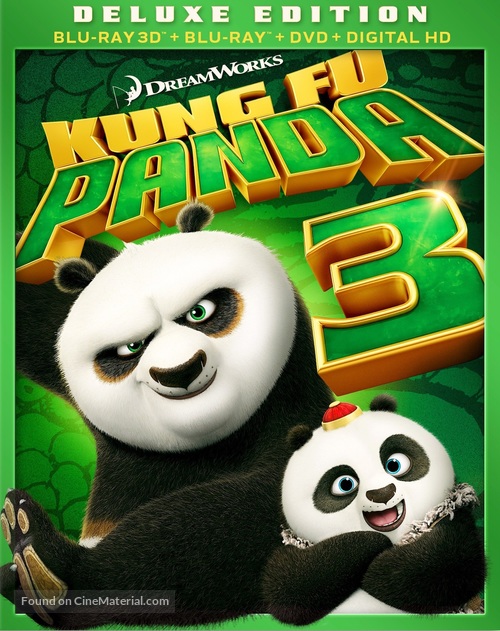 Kung Fu Panda 3 - Blu-Ray movie cover