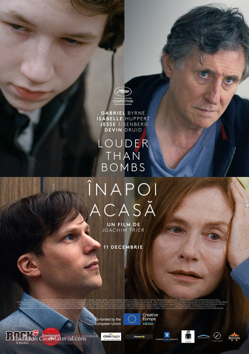 Louder Than Bombs - Romanian Movie Poster