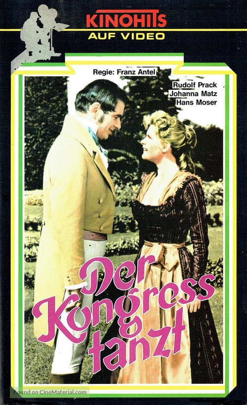 Der Kongre&szlig; tanzt - German VHS movie cover