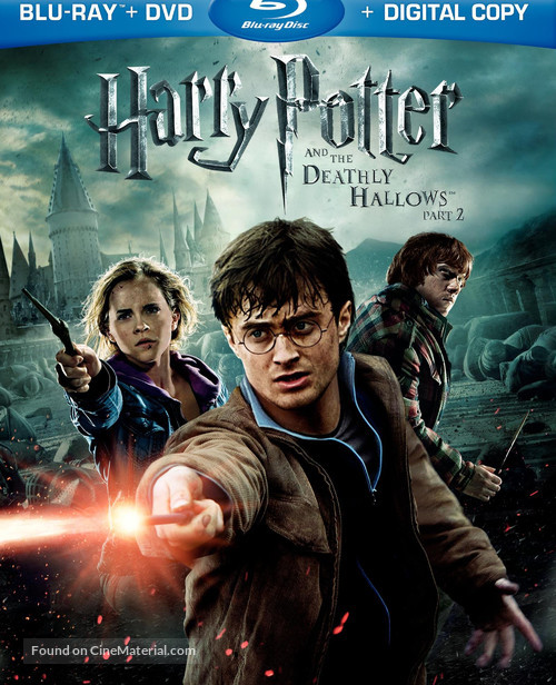 Harry Potter and the Deathly Hallows: Part II - Blu-Ray movie cover