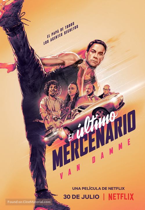 The Last Mercenary - Spanish Movie Poster