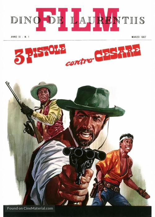3 pistole contro Cesare - Italian Movie Cover