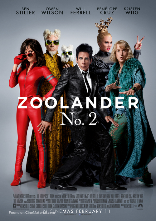 Zoolander 2 - New Zealand Movie Poster