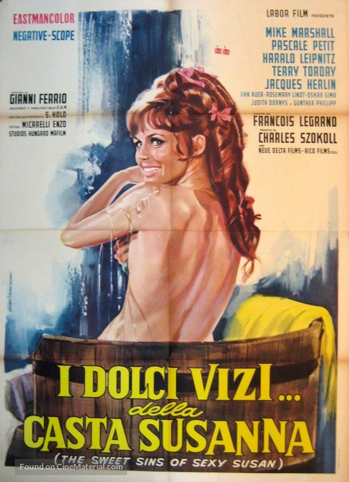 Susanne, die Wirtin von der Lahn - Italian Movie Poster