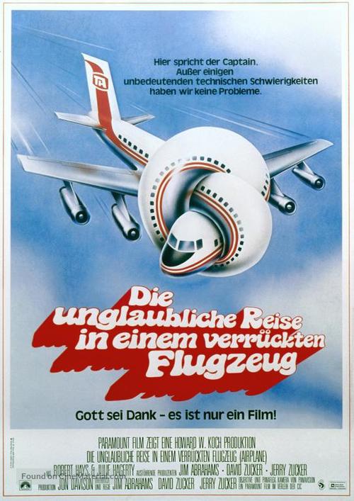 Airplane! - German Movie Poster