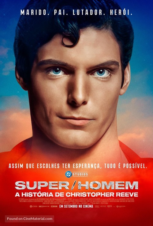 Super/Man: The Christopher Reeve Story - Portuguese Movie Poster