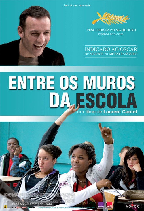 Entre les murs - Brazilian Movie Poster