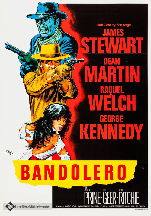 Bandolero! - German Movie Poster