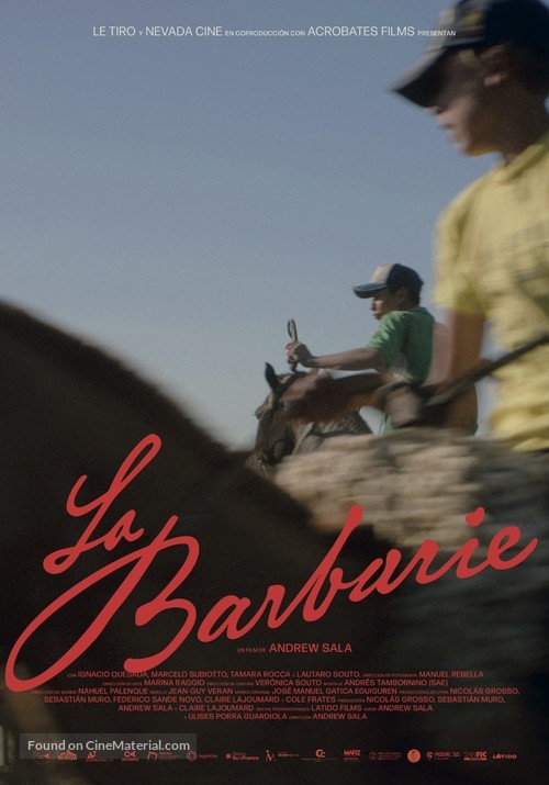 La barbarie - Argentinian Movie Poster