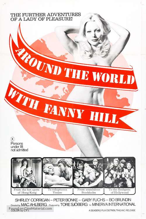 Jorden runt med Fanny Hill - Movie Poster