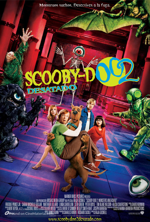 Scooby Doo 2: Monsters Unleashed - Spanish Movie Poster