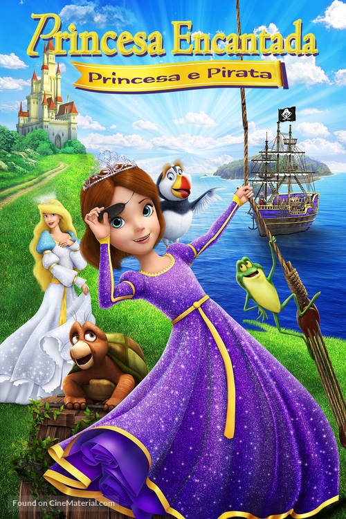 The Swan Princess: Princess Tomorrow, Pirate Today! - Brazilian Movie Cover