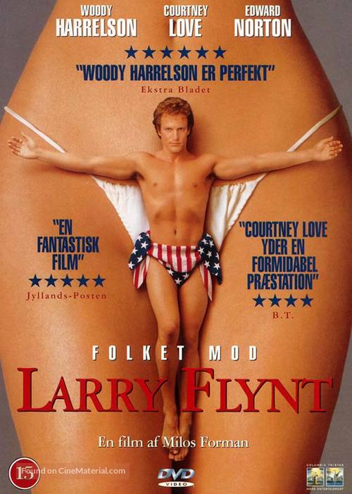 The People Vs Larry Flynt - Danish DVD movie cover