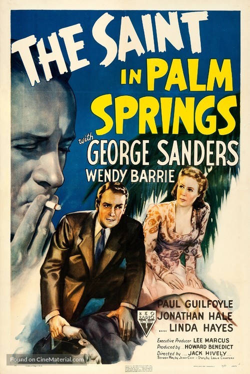 The Saint in Palm Springs - Movie Poster