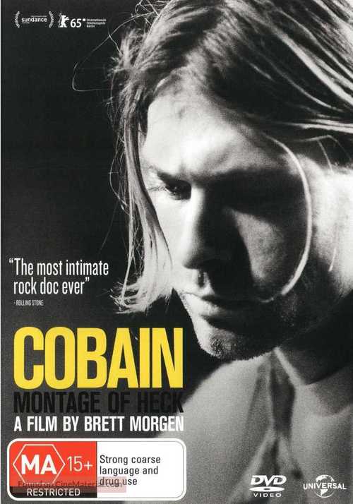 Kurt Cobain: Montage of Heck - Australian DVD movie cover