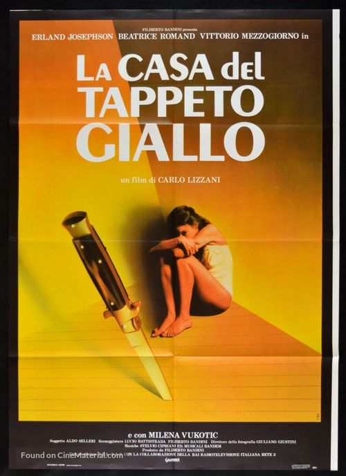 La casa del tappeto giallo - Italian Movie Poster