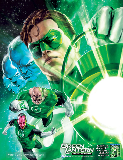 Green Lantern: Emerald Knights - Video release movie poster