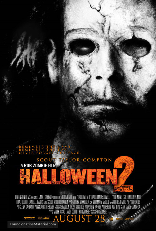 Halloween II - Canadian Movie Poster