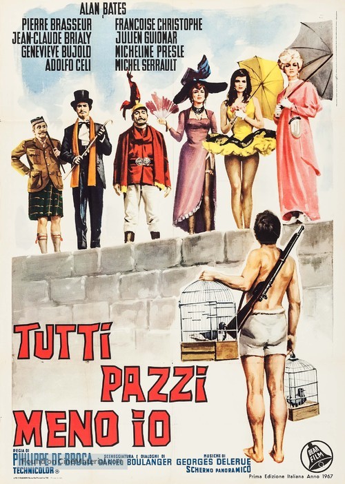 Roi de coeur, Le - Italian Movie Poster