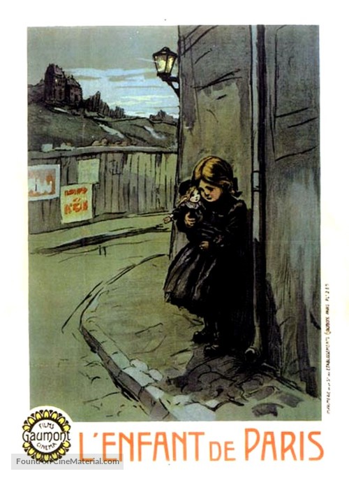 L&#039;enfant de Paris - French Movie Poster