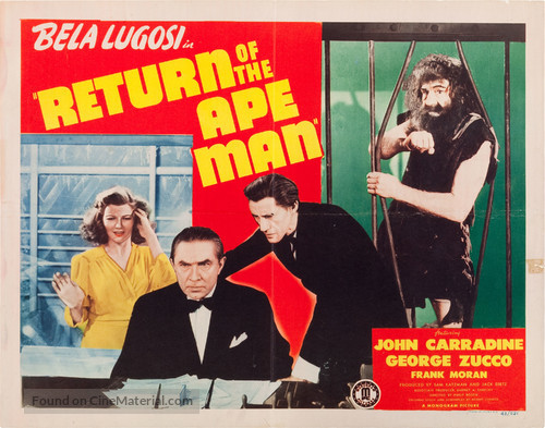 Return of the Ape Man - Movie Poster