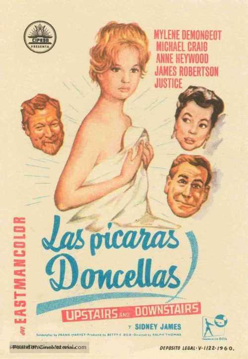 Upstairs and Downstairs - Spanish Movie Poster