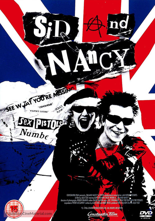 Sid and Nancy - British DVD movie cover