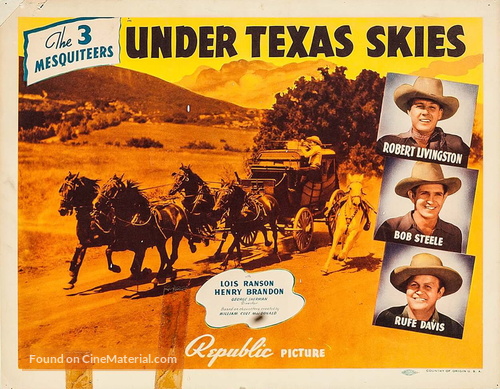 Under Texas Skies - Movie Poster