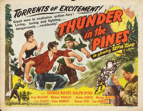 Thunder in the Pines - Movie Poster