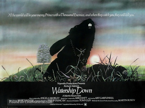 Watership Down - British Movie Poster