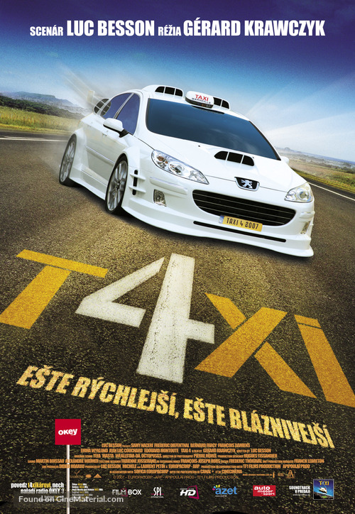 Taxi 4 - Slovak Movie Poster