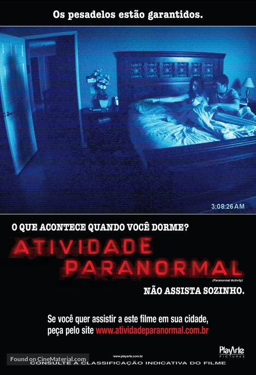 Paranormal Activity - Brazilian Movie Poster