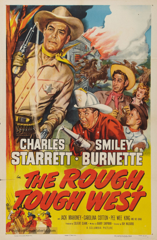 The Rough, Tough West (1952) movie poster