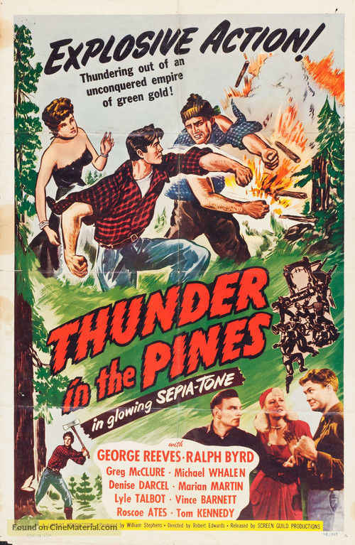 Thunder in the Pines - Movie Poster