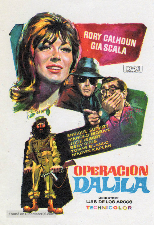 Operaci&oacute;n Dalila - Spanish Movie Poster