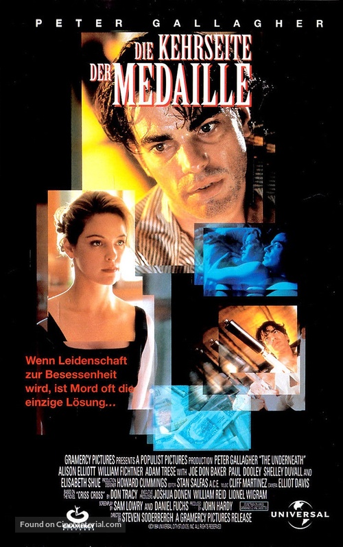 Underneath - German VHS movie cover
