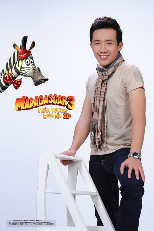 Madagascar 3: Europe&#039;s Most Wanted - Vietnamese Movie Poster