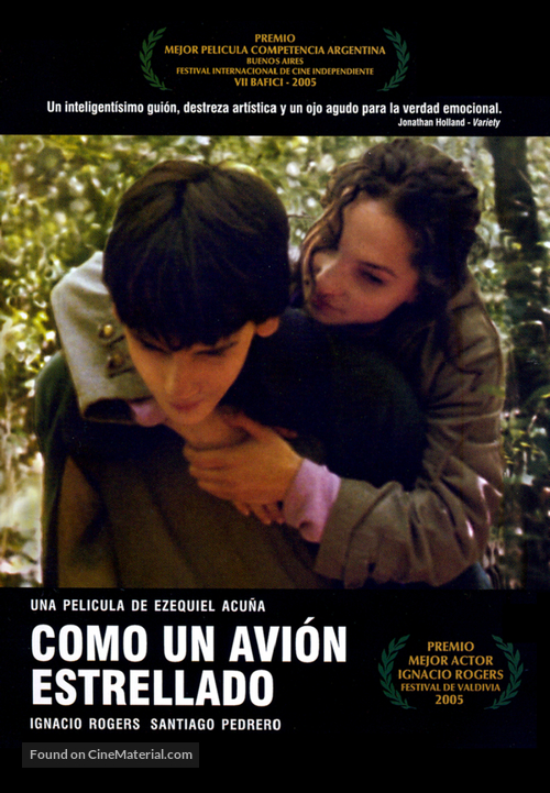 Como un avi&oacute;n estrellado - Argentinian Movie Cover