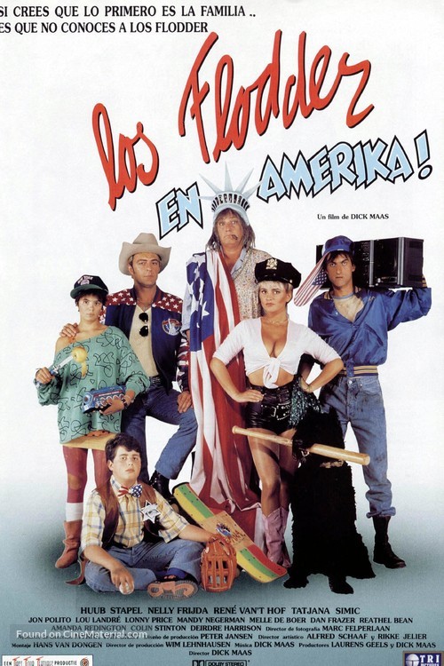 Flodder in Amerika! - Spanish Movie Poster