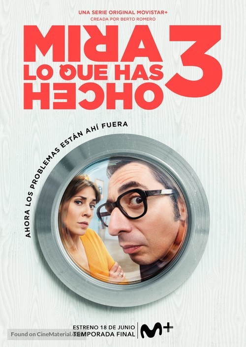 &quot;Mira lo que has hecho&quot; - Spanish Movie Poster