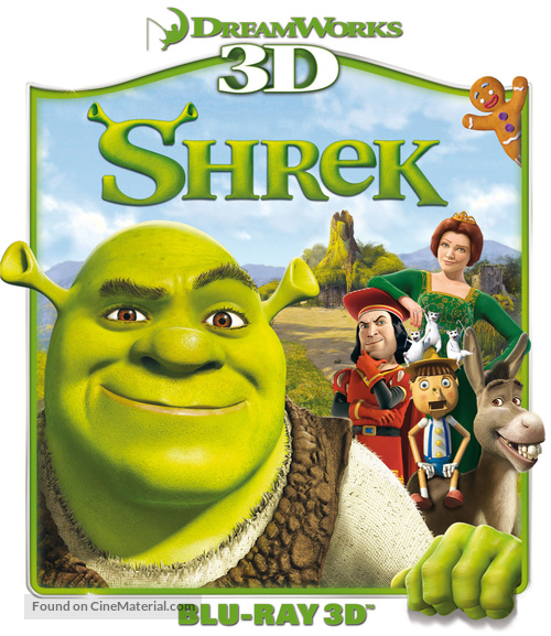 Shrek - Czech Blu-Ray movie cover
