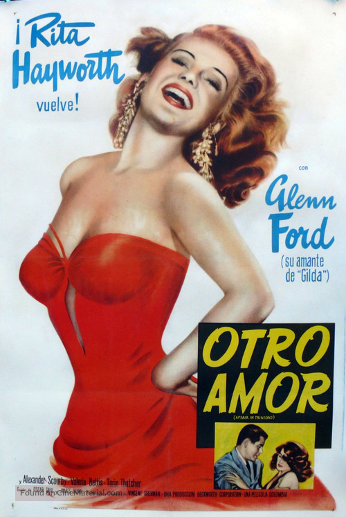 Affair in Trinidad - Argentinian Movie Poster