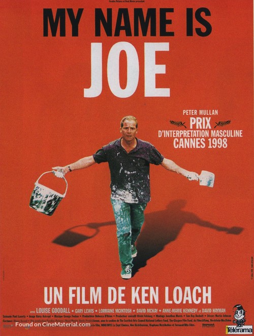 My Name Is Joe - French Movie Poster