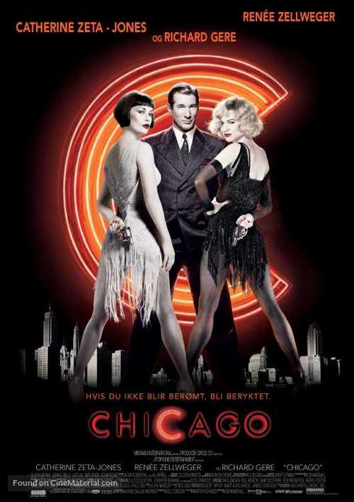 Chicago - Danish Theatrical movie poster