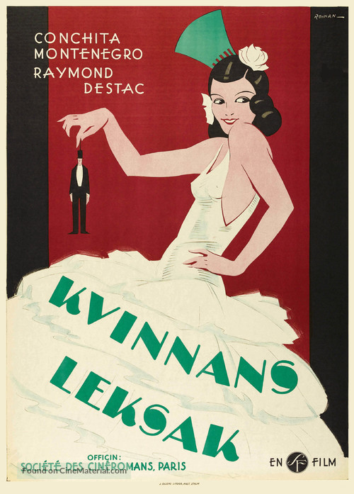 La femme et le pantin - Swedish Movie Poster