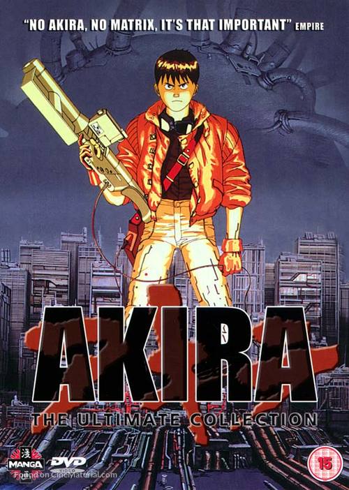 Akira - British DVD movie cover